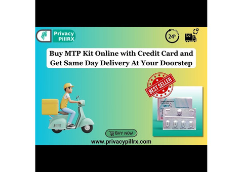 Buy MTP Kit Online with Credit Card and Get Same Day Delivery