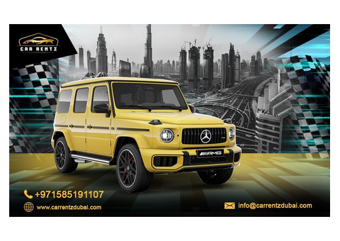 Rent a G Wagon in Dubai – Premium SUV Hire by Carrentz