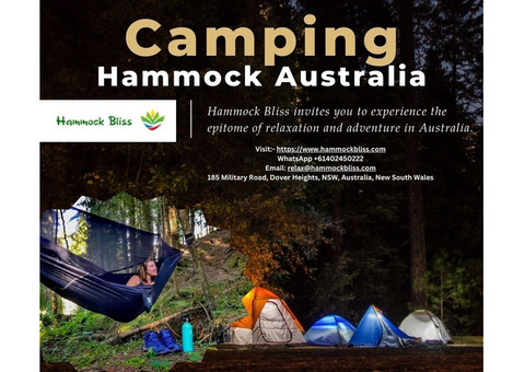 Best Hammocks for Camping in Australia – Hammock Bliss ⛺