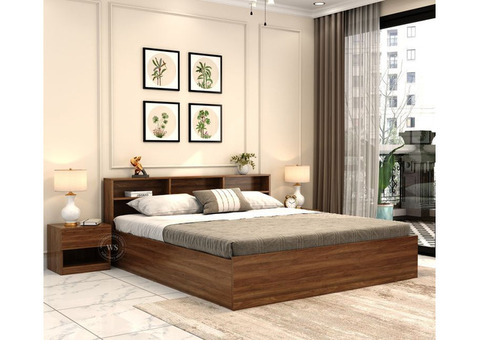 Modern Bed Design in Wood – Elegant & Durable Collection