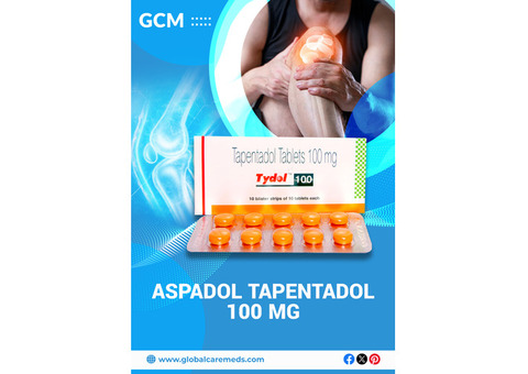 Aspadol Tapentadol 100 mg tablets - Global Care Meds