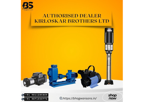 Kirloskar Pump Dealers in Delhi | Top Suppliers Near You