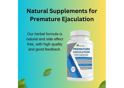 Herbal Supplement for Premature Ejaculation