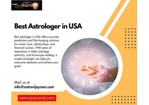 Best Astrologer in USA: Get Expert Guidance for Your Life