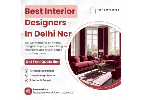 Find the Best Interior Designers in Delhi NCR Today