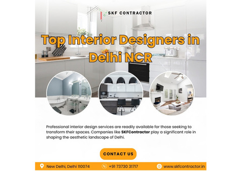 Find Top Interior Designers in Delhi NCR for Your Space