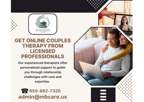 Get Online Couples Therapy From Licensed Professionals