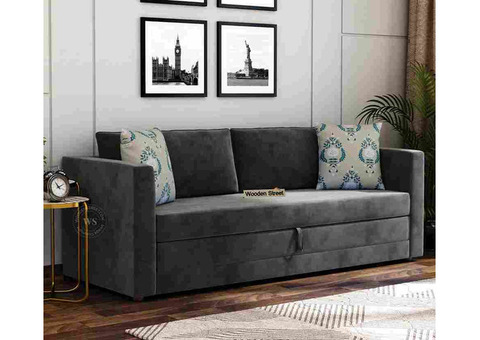 Shop Sofa Cum Double Bed With Storage at 60% Off!