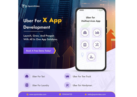 Next-Gen Uber for X App Development - SpotnRides