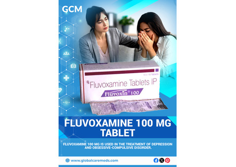 Fluvoxamine 100 Mg Tablet Online – Get It from GCM Today