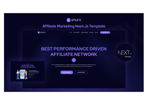 AffiLiftx - Next.js Optimized Affiliate Marketing Website Template