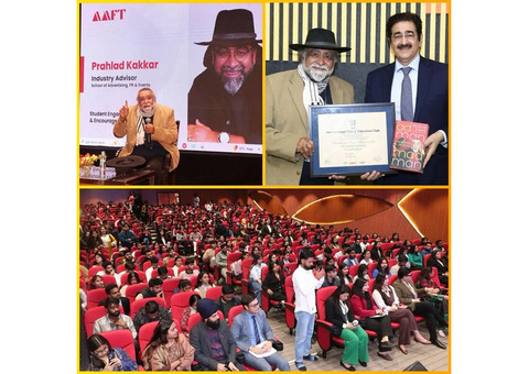 Renowned Advertising Guru Prahlad Kakkar Conducts Master Class at AAFT