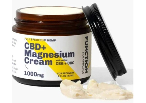 Buy 1000mg CBD Magnesium Topical Cream