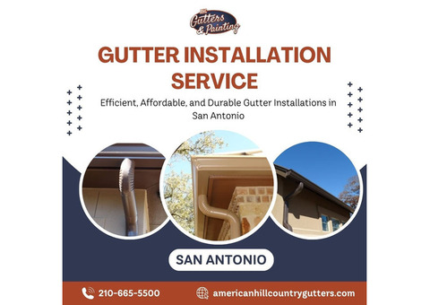 Gutter Installation Service in San Antonio