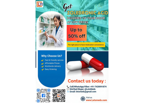 Get Zoledronic Acid Delivered to Your Door at Low Prices