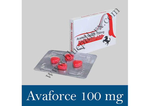 Quick ED Fix - Try Avaforce 100 mg only at $120