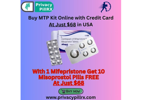 Buy MTP Kit Online with Credit Card at Just $68 in USA