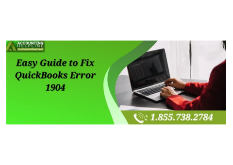 Easy Ways to Resolve QuickBooks Error 1904