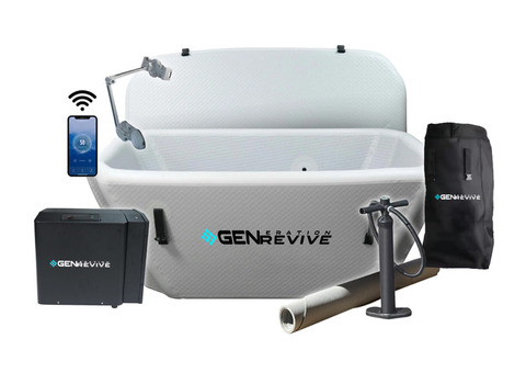 Cold Plunge Tub with High-Performance Water Chiller