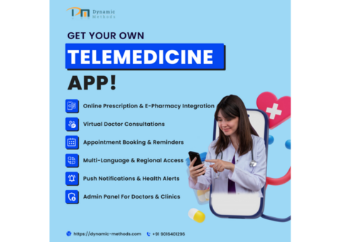 Premier Telemedicine App Development Company - Dynamic Methods