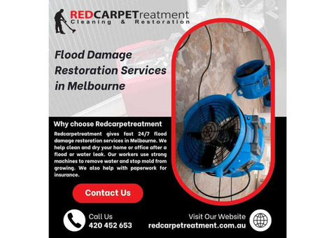 Flood Damage Restoration Services in Melbourne