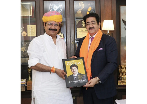 Sandeep Marwah Featured in Bharat Gaurav Book and Joins Award Board