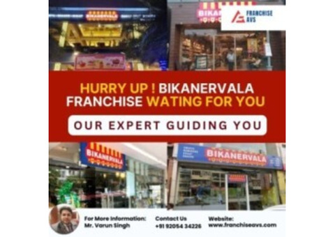 Start a Bikanervala Franchise in Delhi NCR & India