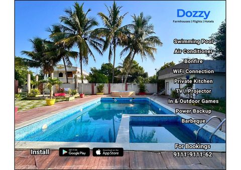 Farmhouse Rentals in Moinabad at low price