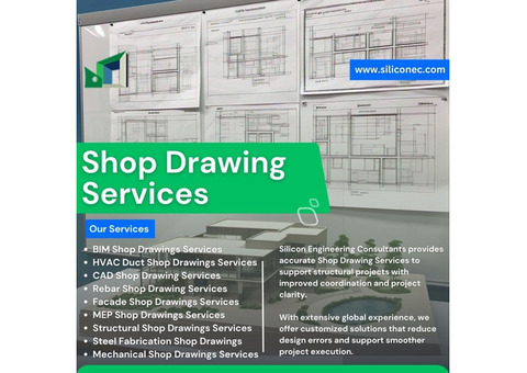 LA Shop Drawing Services: Siliconec  Ensuring Clarity and Accuracy.