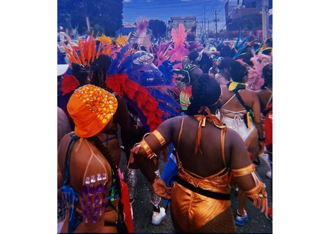 John Alex Celebrating Culture and Community at Jamaica Carnival.