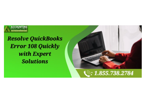 Quick Solutions To Rectify QuickBooks Error 108