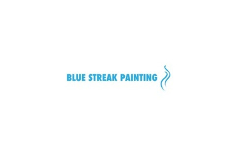 Blue Streak Painting
