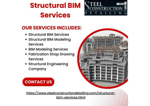 Detailed and Precise Structural BIM Services are offered in Florida.