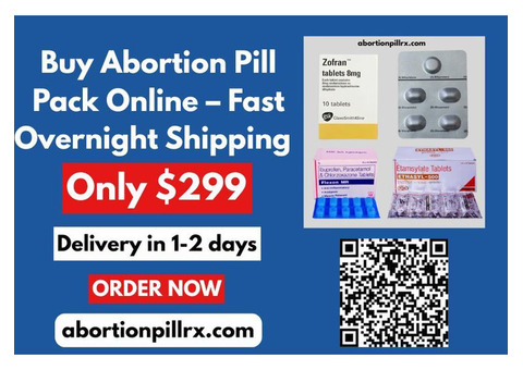 Buy Abortion Pill Pack Online – Fast Overnight Shipping | Only $299