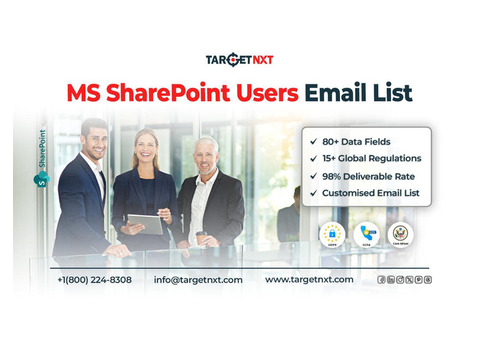 Invest in TargetNXT's MS SharePoint Users Email List