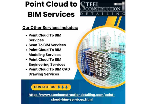 Best Point Cloud BIM Services offered in Texas, USA.