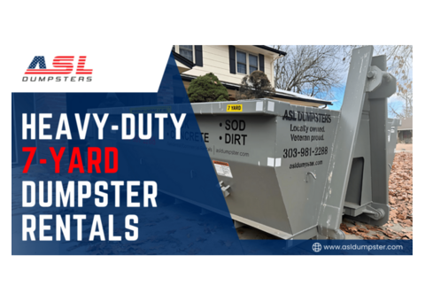 Heavy-Duty 7-Yard Dumpster Rentals | ASL Dumpsters