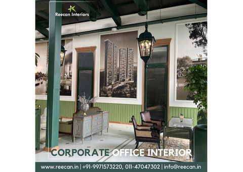Innovative Corporate Interior in Delhi by Reecan Interiors
