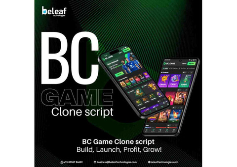 Enterprise-Ready BC Game Clone Script – Build a Crypto Casino Fast