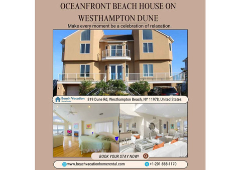Oceanfront Beach House on Westhampton Dune