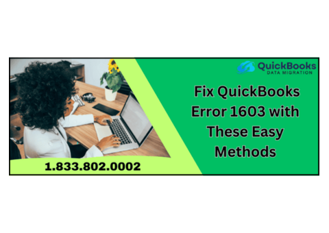 Fix QuickBooks Error 1603 with These Easy Methods