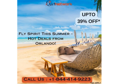 +1-844-414-9223 Fly Spirit This Summer ,Hot Deals from Orlando