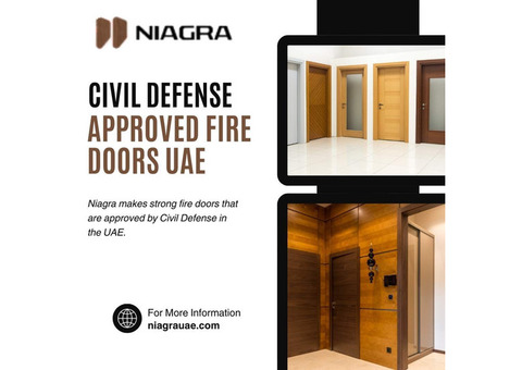 Buy Civil Defense Approved Fire Doors in UAE – Safe and Strong