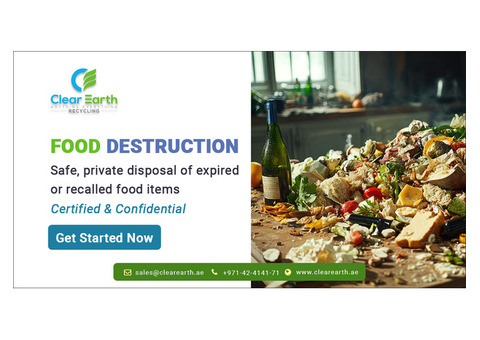 Food Destruction UAE – Certified Disposal of Expired