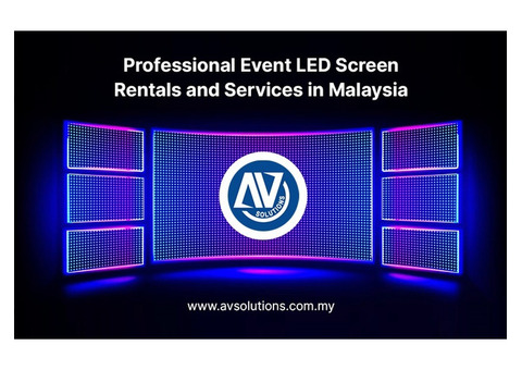 Professional Event LED Screen Rentals and Services in Malaysia