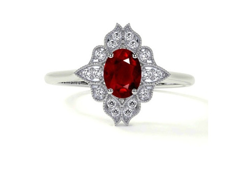 Oval Cut Colored Gemstone Rings 0.77cttw