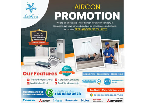 Best  Aircon Promotion in singapore