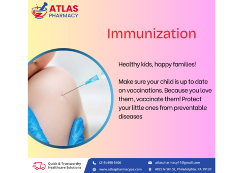 Immunizations Pharmacy Services in Philadelphia - Atlas pharmacypa