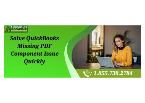 Complete Guide to Fix QuickBooks Missing PDF Component