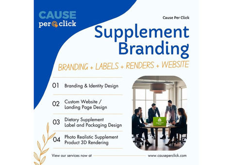 Supplement Branding | Supplement Advertising Agency